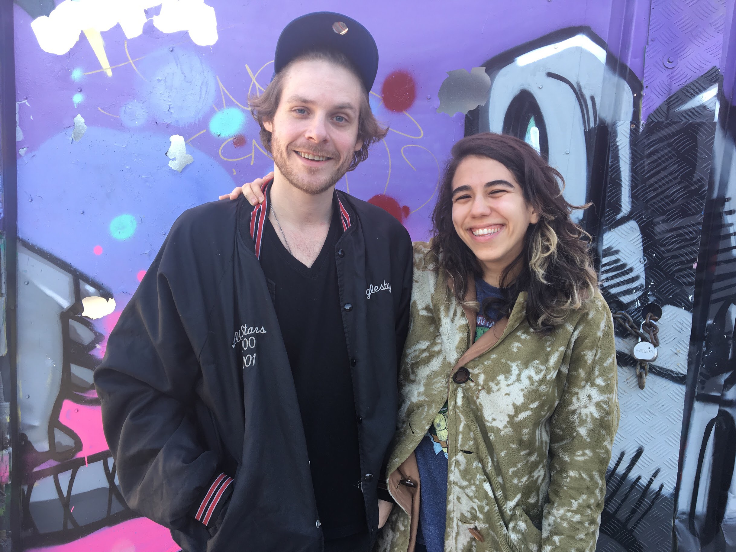 Sir Kn8 and Hila posing after the interview | Killin H8